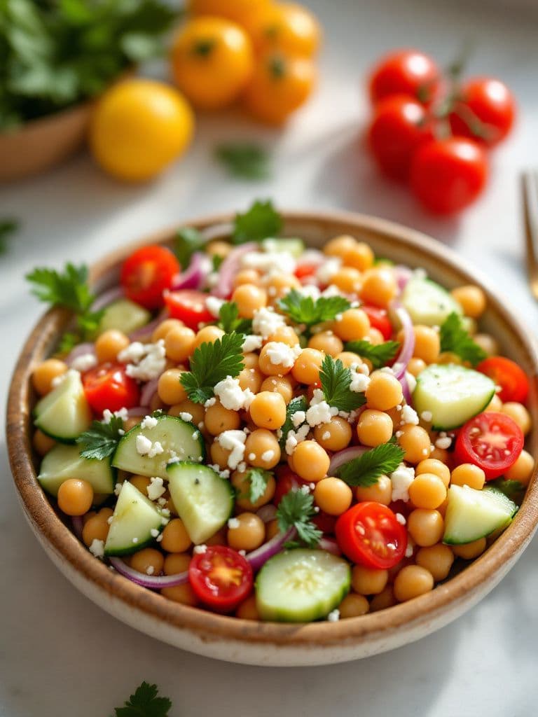 Mediterranean Chickpea Salad