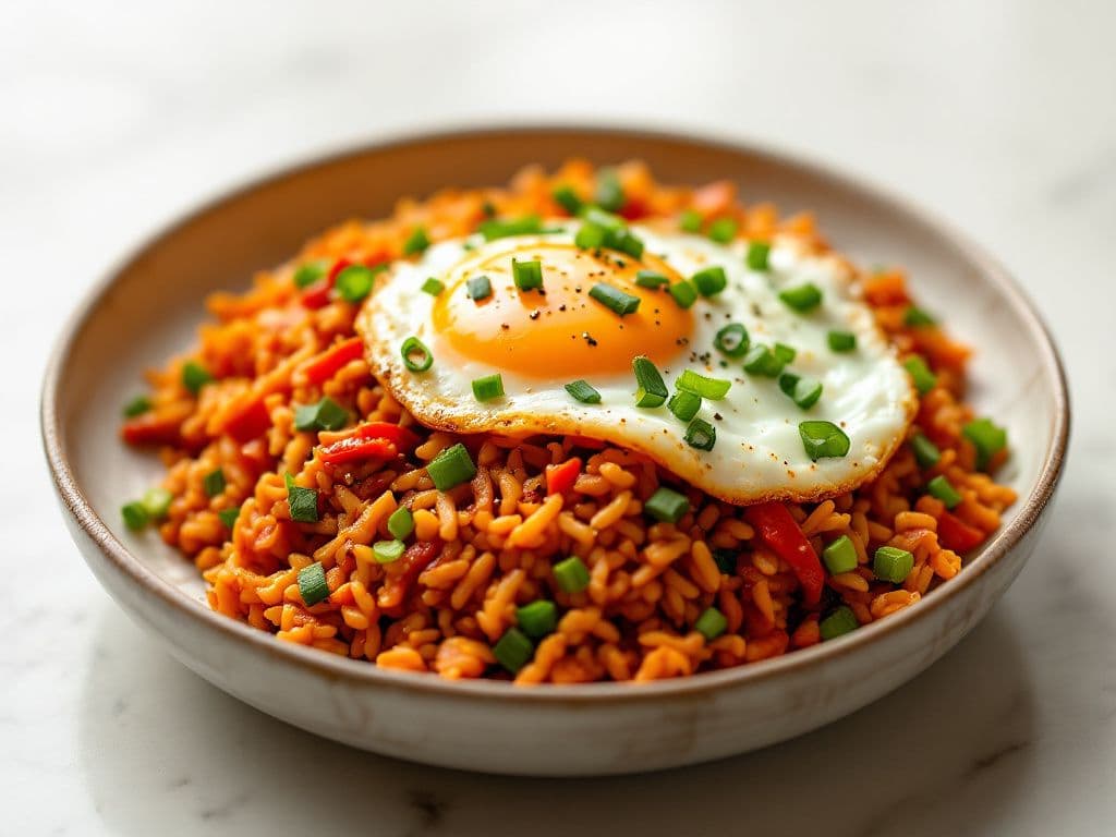 Spicy Kimchi Fried Rice