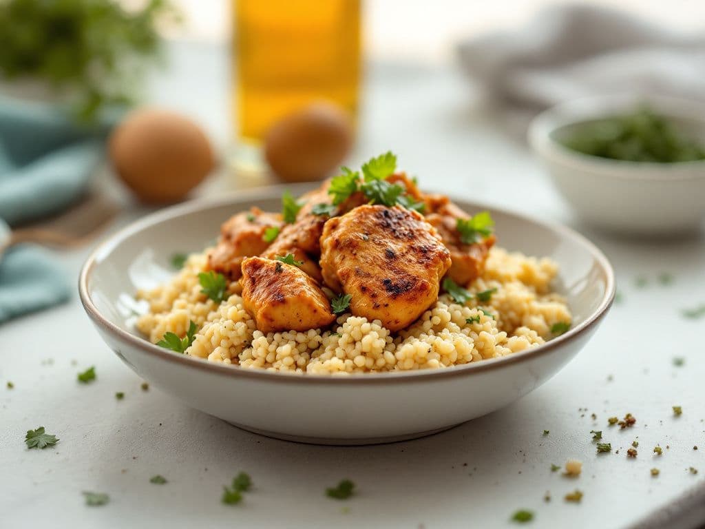 Middle Eastern Spiced Chicken with Couscous