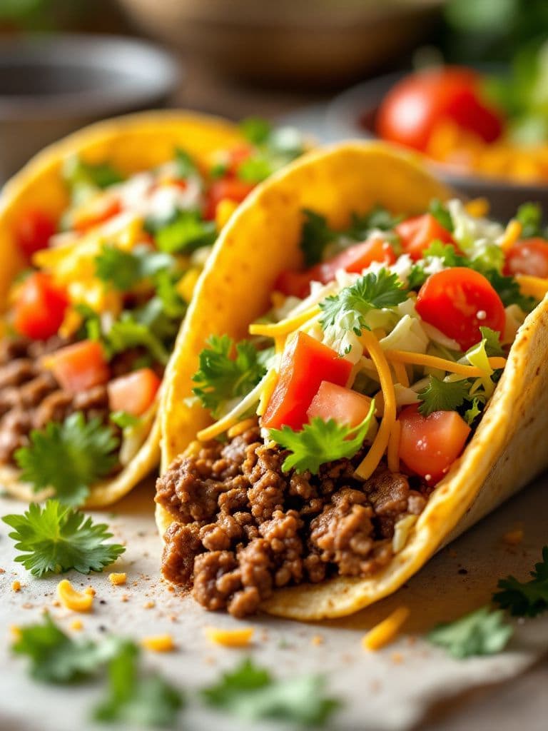 Classic Beef Tacos with All the Fixings