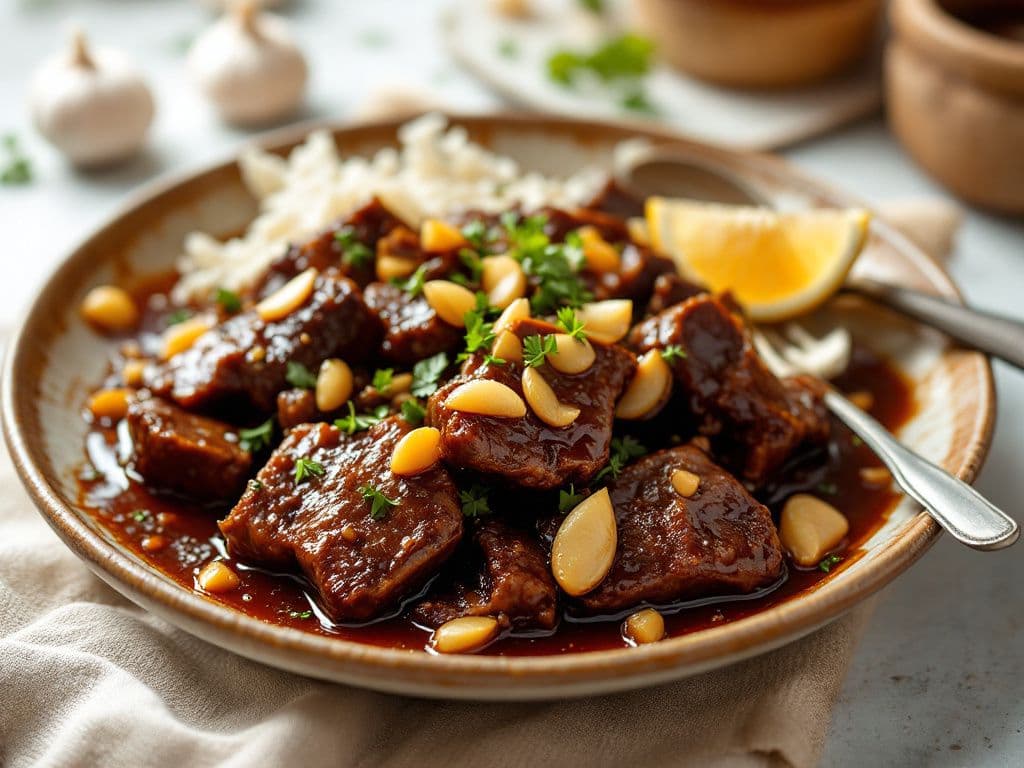 Braised Beef Short Ribs with Soy Sauce and Ginger