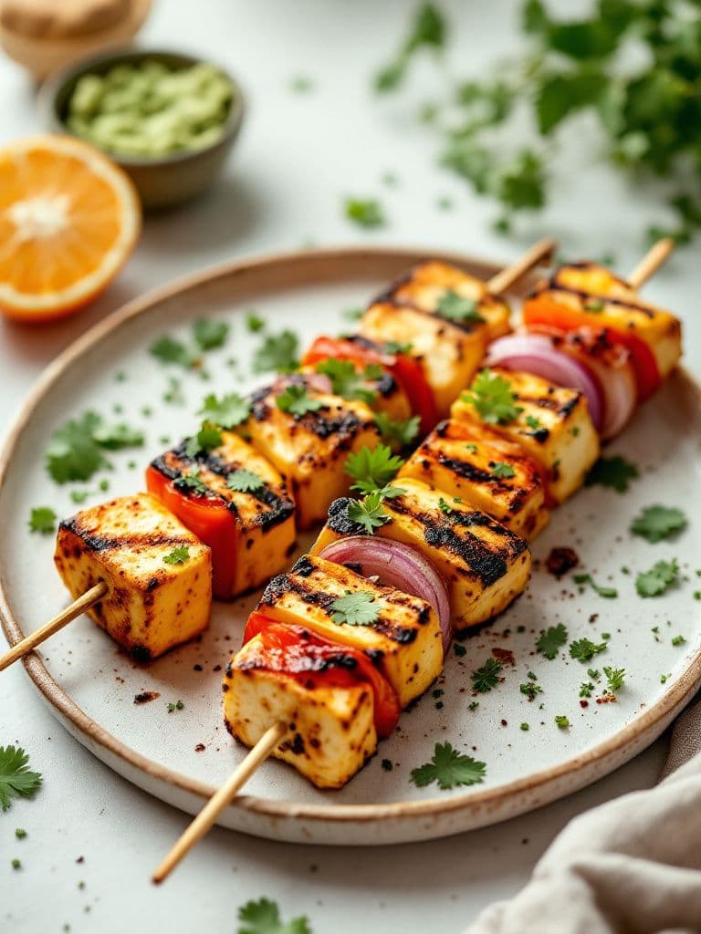 Paneer Tikka Skewers
