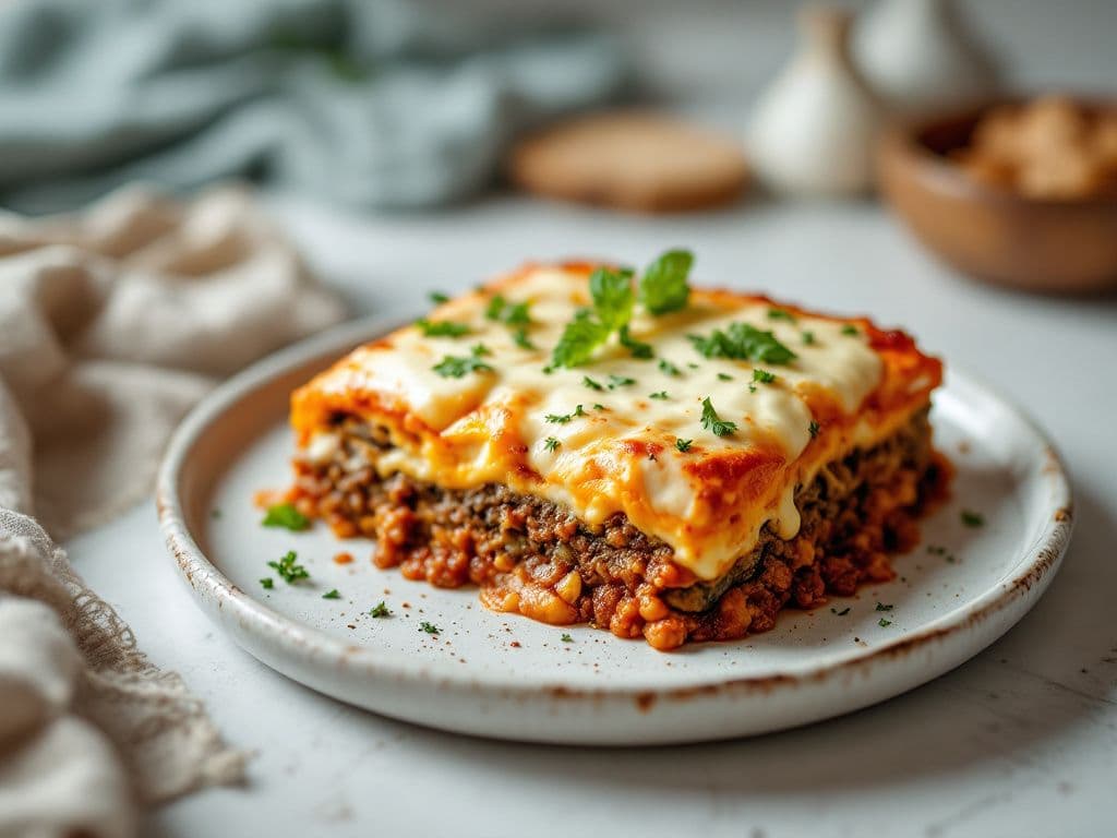 Moussaka: Greek Layered Eggplant Casserole