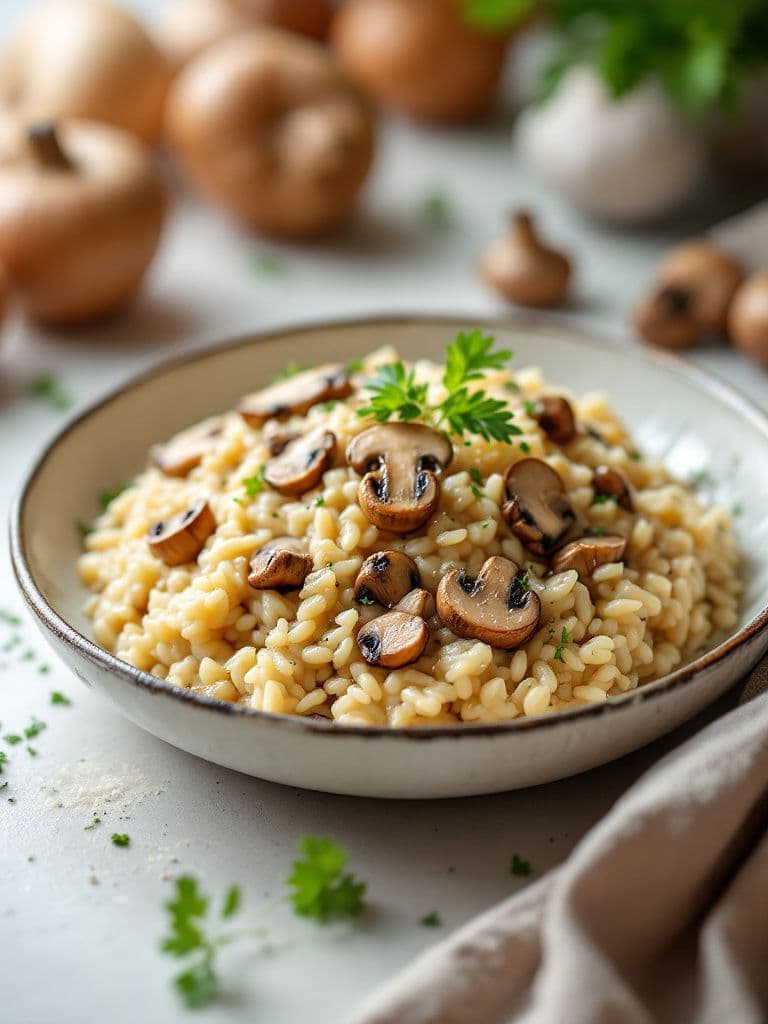 Creamy Mushroom Risotto