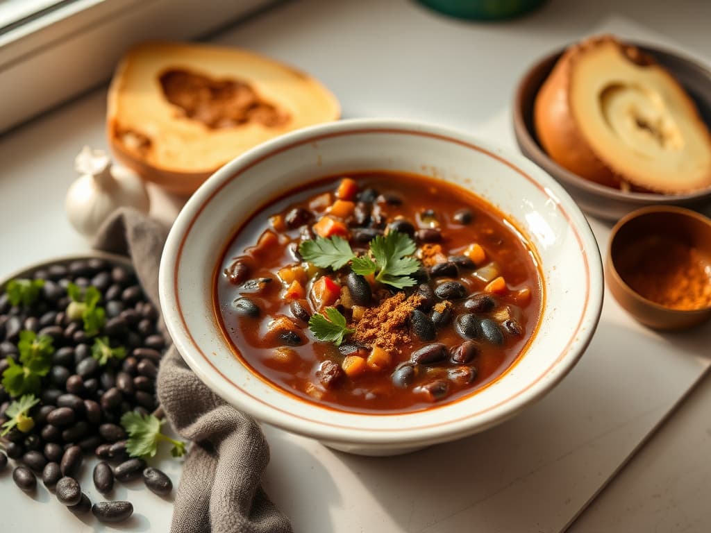Hearty & Flavorful Cuban Black Bean Soup