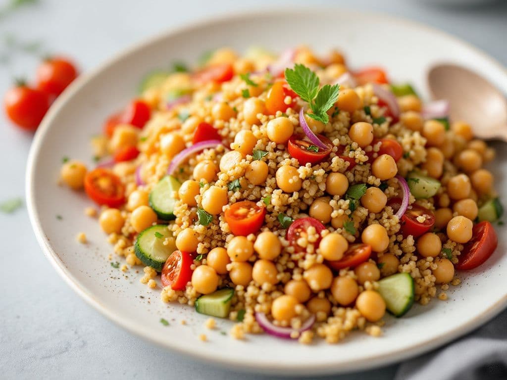Spiced Chickpea and Quinoa Salad