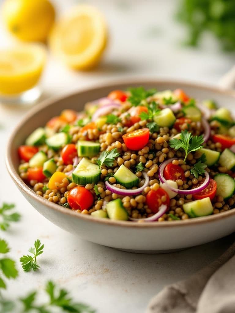 Mediterranean Lentil Salad