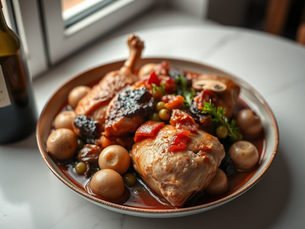 Coq au Vin Traditionnel