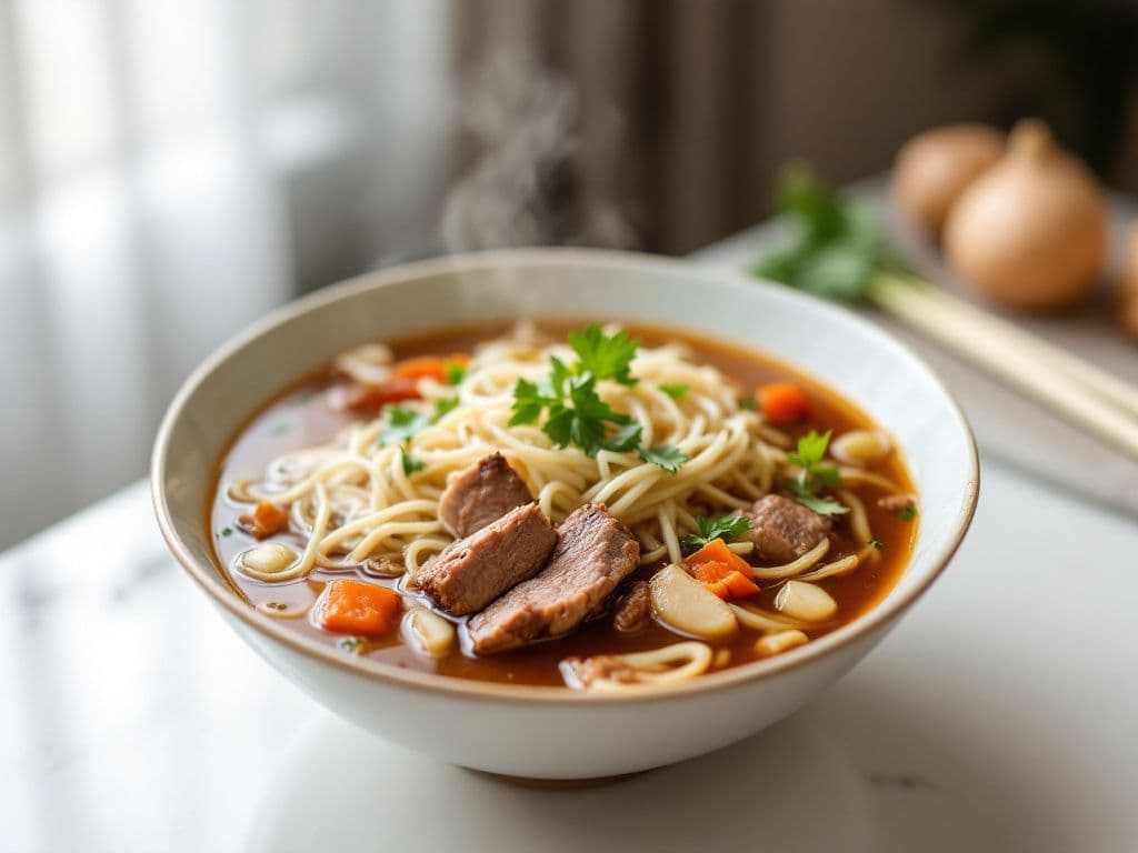 Vietnamese Pho with Beef