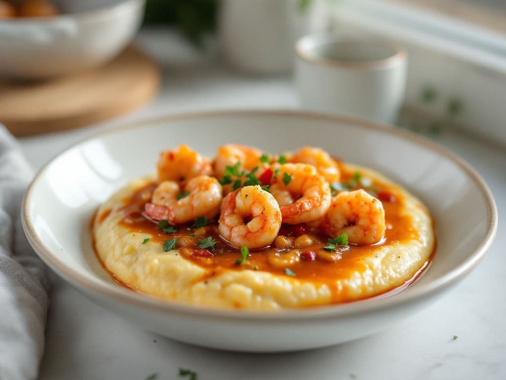 Southern-style Shrimp and Grits