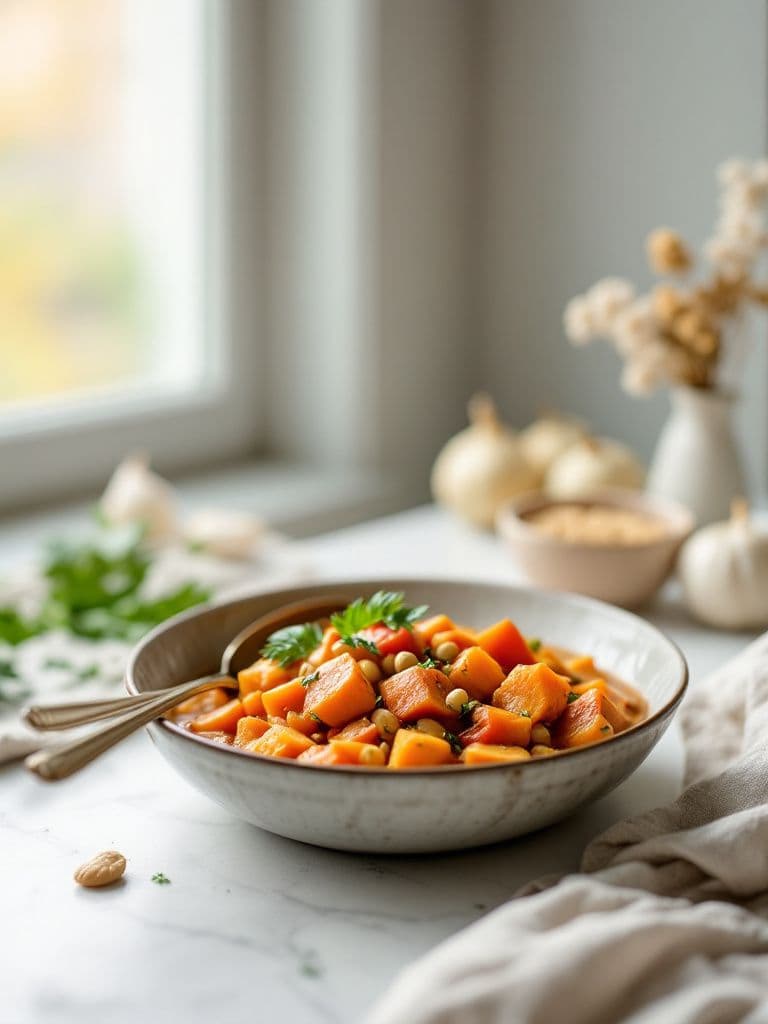 Peanut Stew with Sweet Potatoes