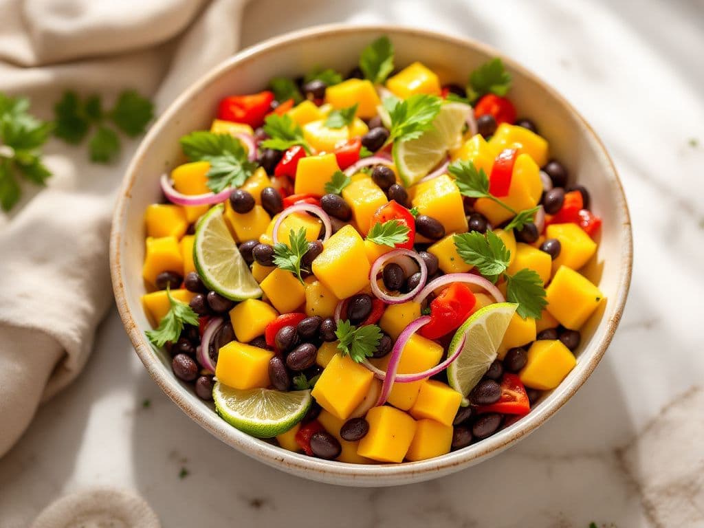 Mango and Black Bean Salad