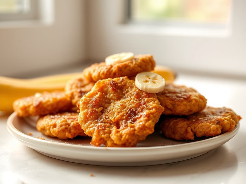 Sweet Ghanaian Accra Banana Fritters
