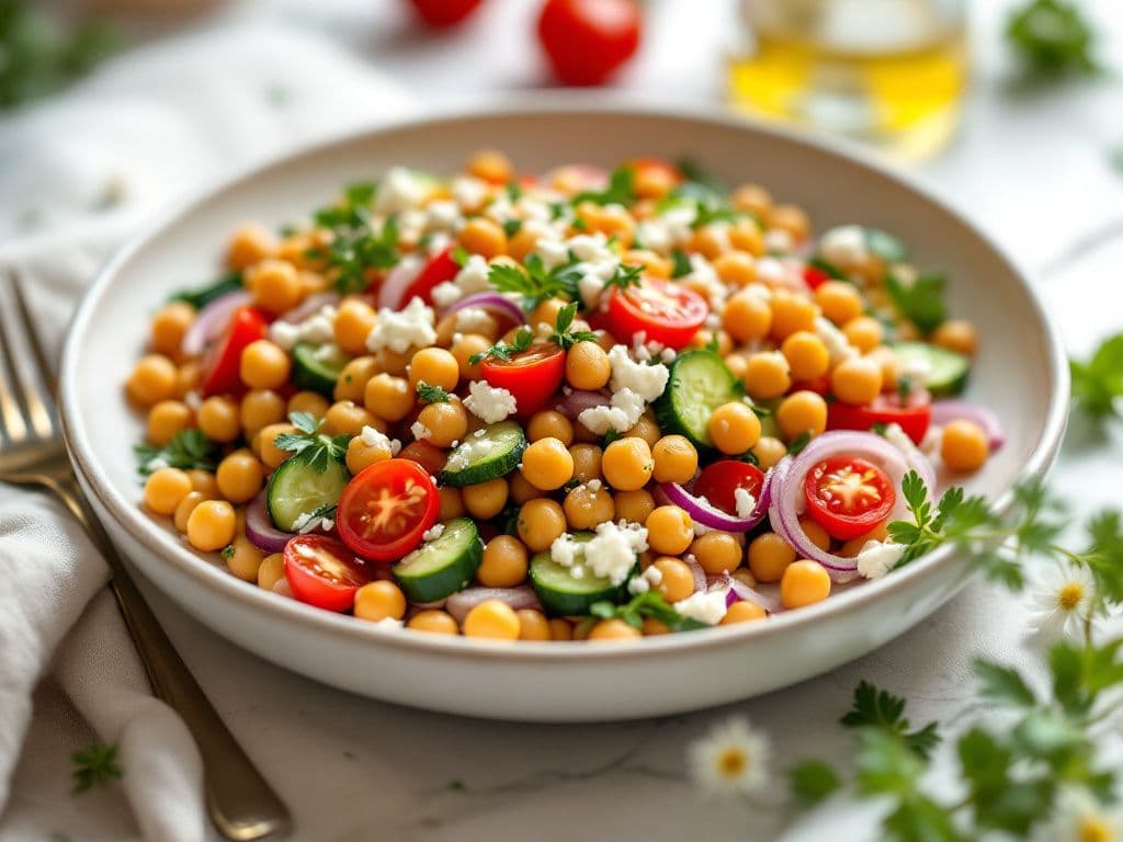 Mediterranean Chickpea Salad