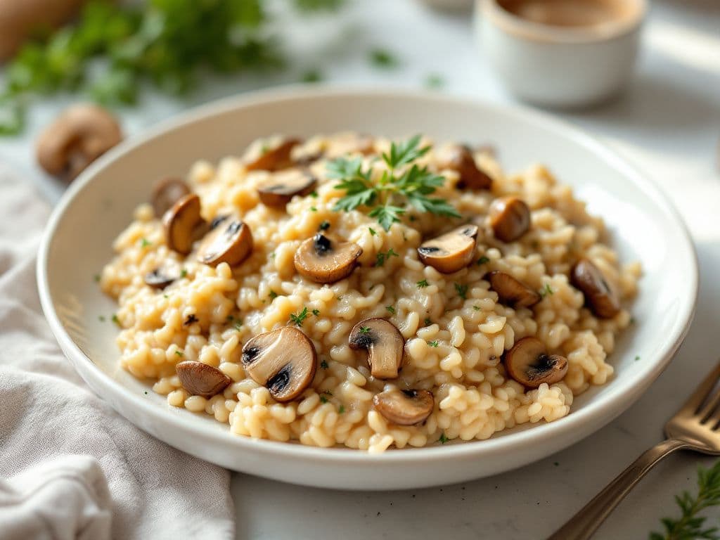 Creamy Mushroom Risotto