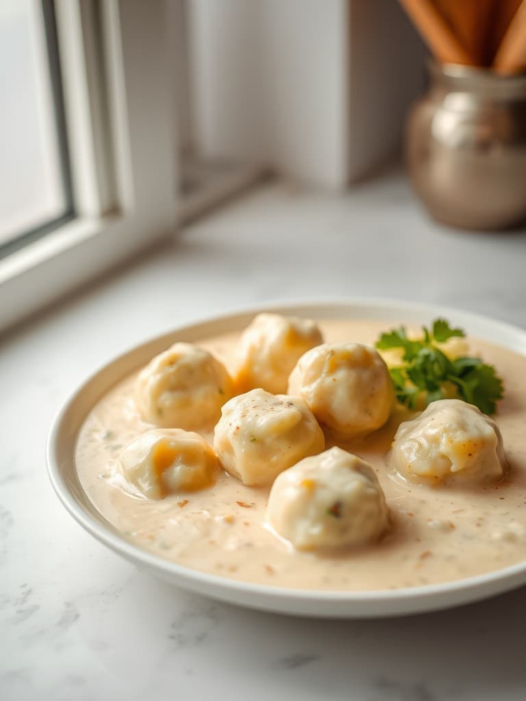 Creamy Malai Kofta (Paneer Dumplings in Creamy Gravy)