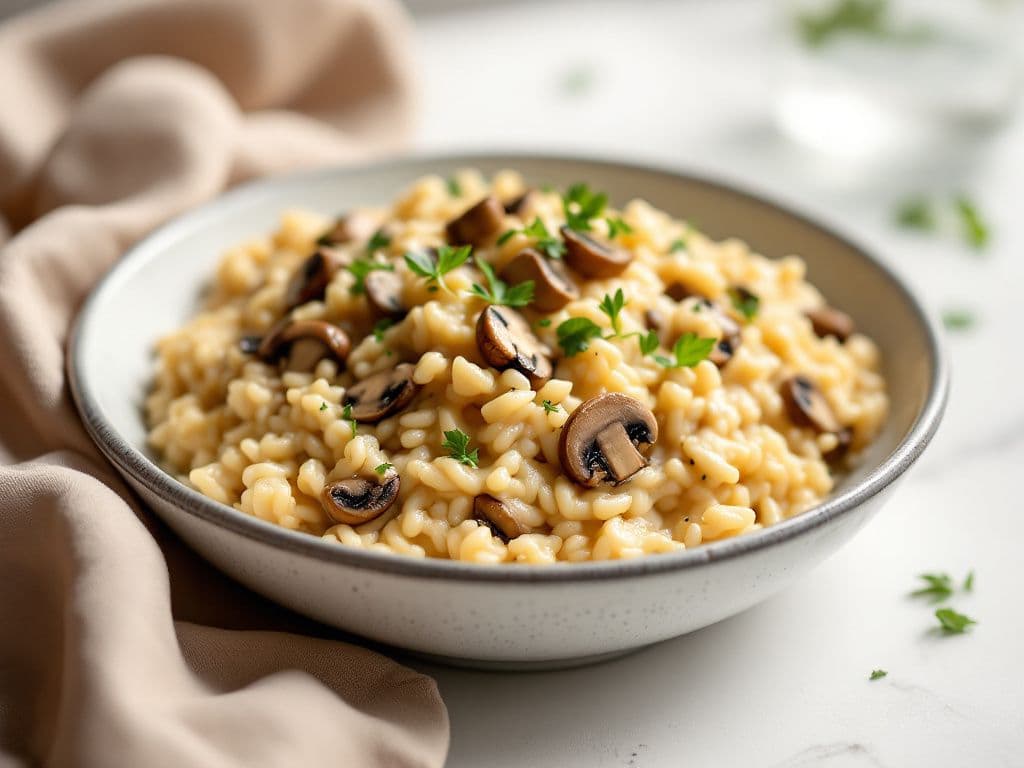 Creamy Mushroom Risotto