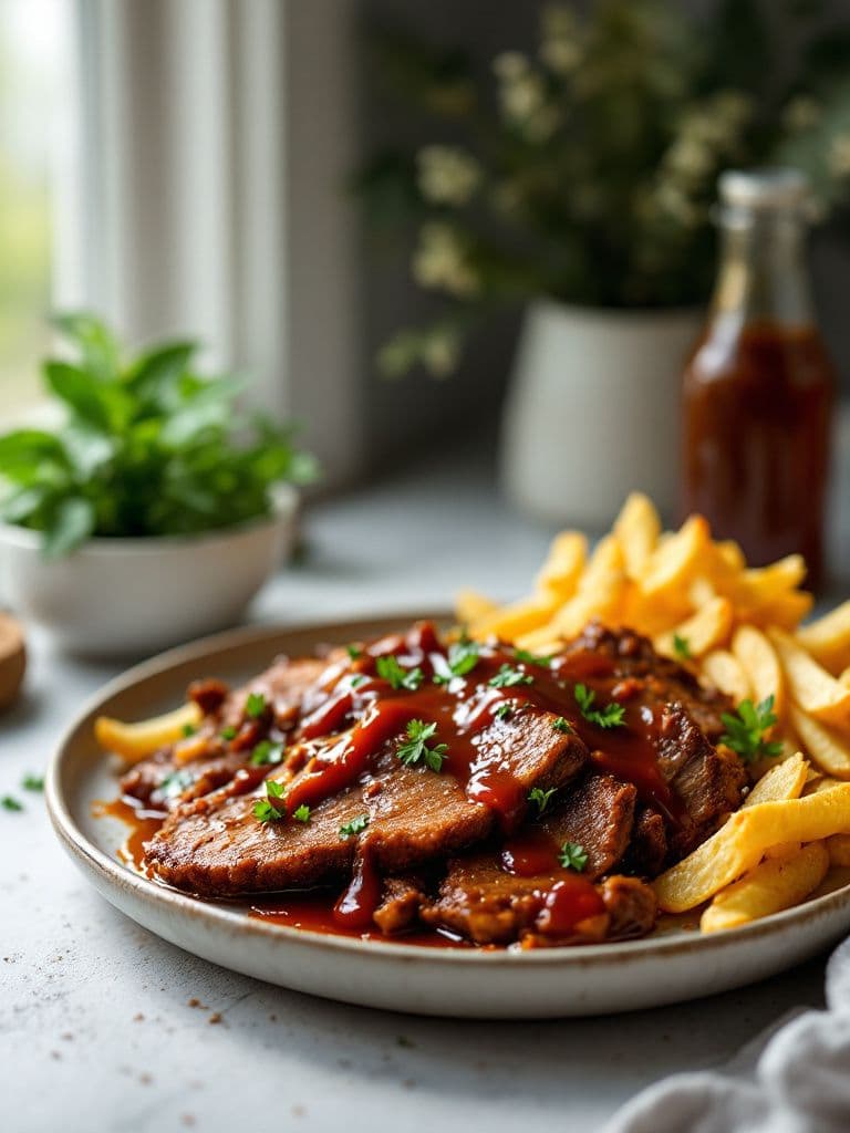 Slow-Cooked BBQ Brisket