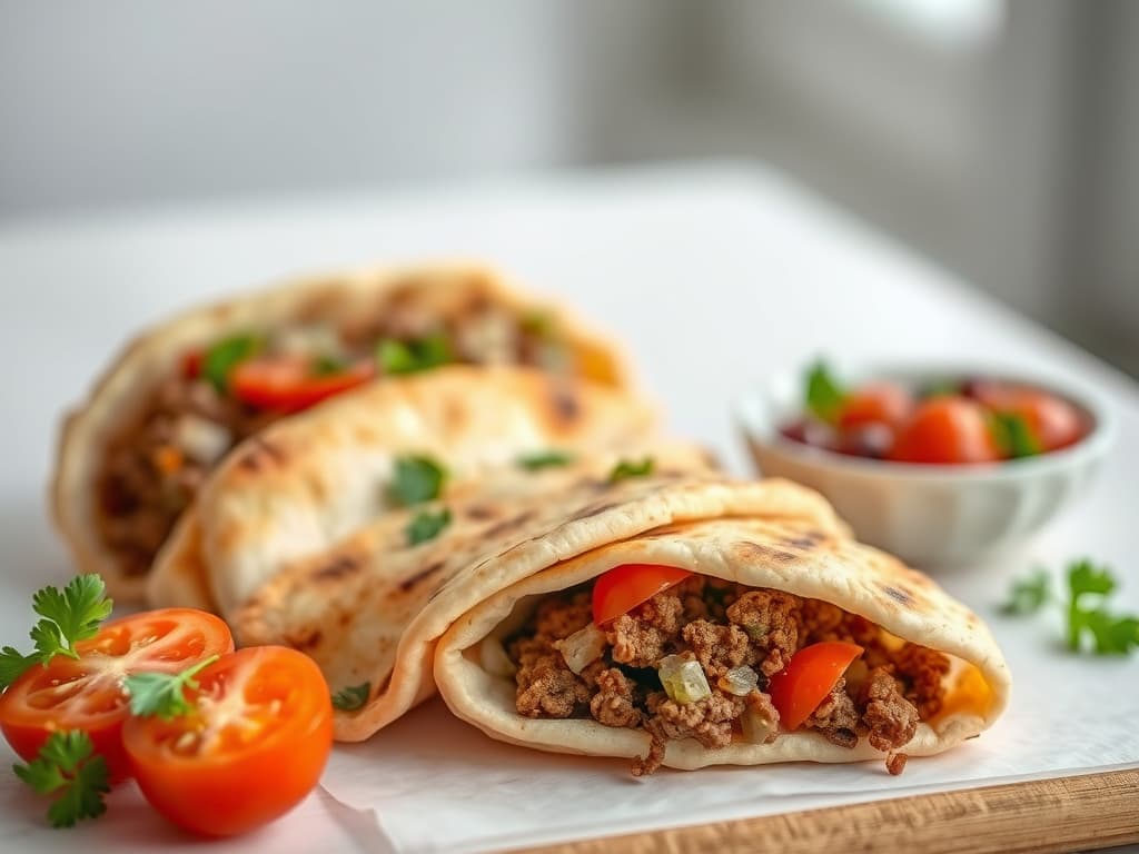 Sweet Arayes (Grilled Meat-Stuffed Pita)
