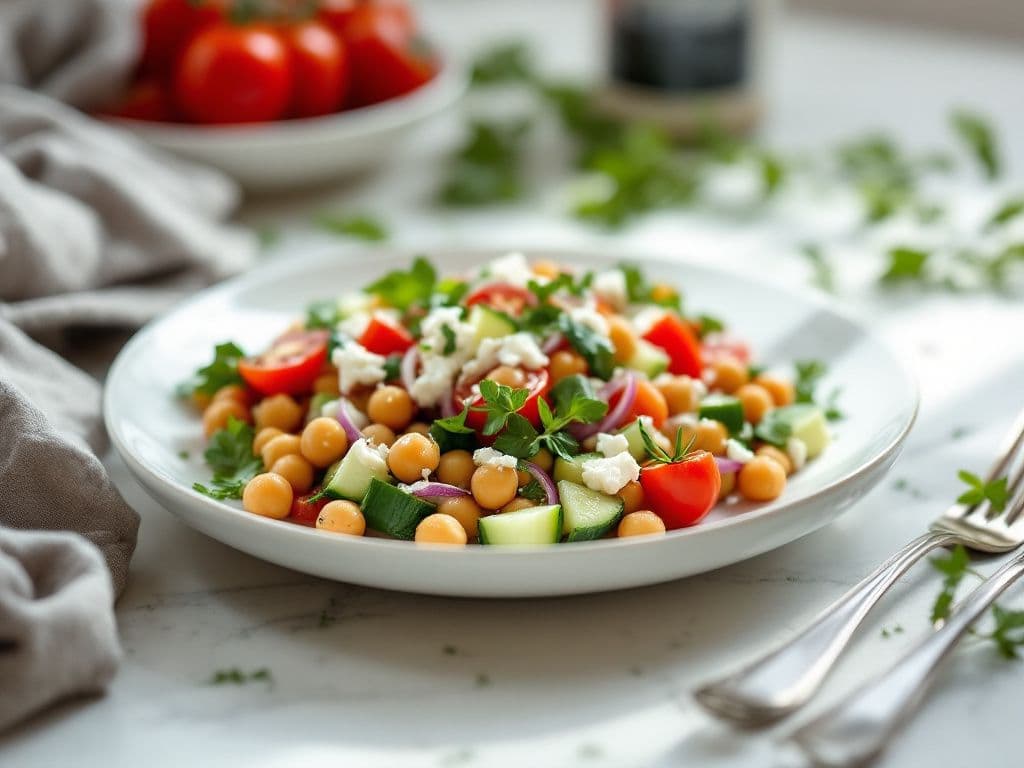Mediterranean Chickpea Salad