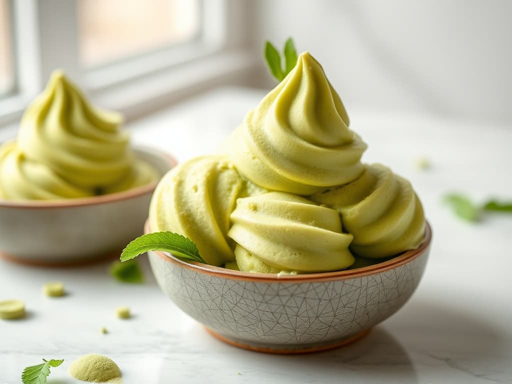 Matcha Green Tea Ice Cream (No-Churn)