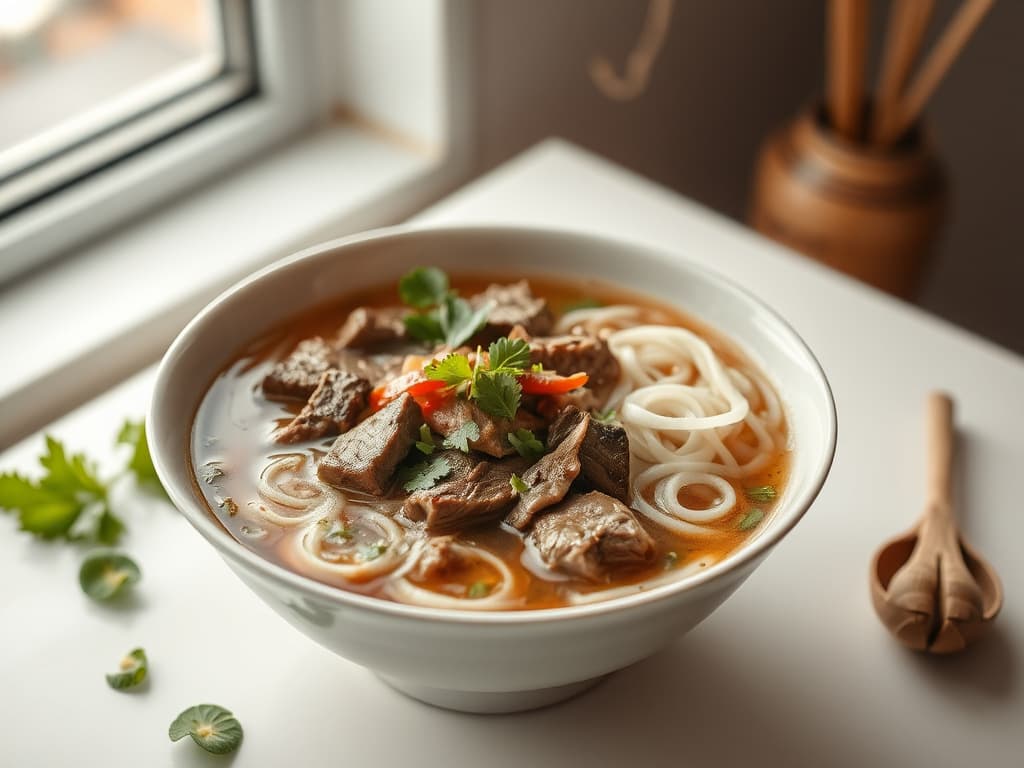 Vietnamese Pho with Beef