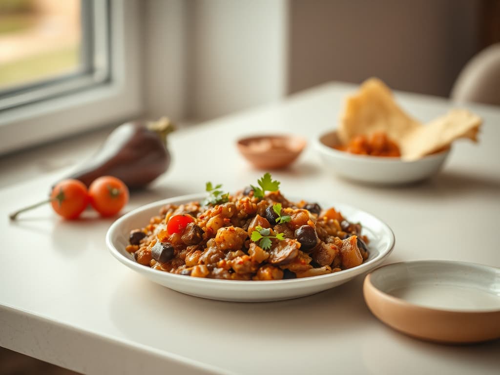 Spiced Baingan Bharta (Smoked Eggplant Mash)