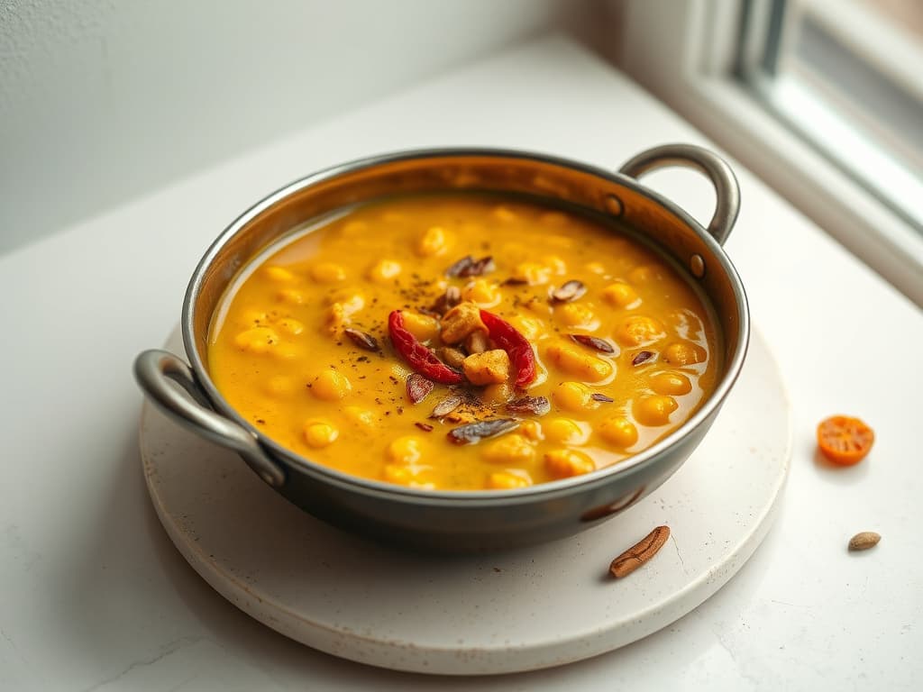 Classic Dal Tadka (Yellow Lentil Stew)
