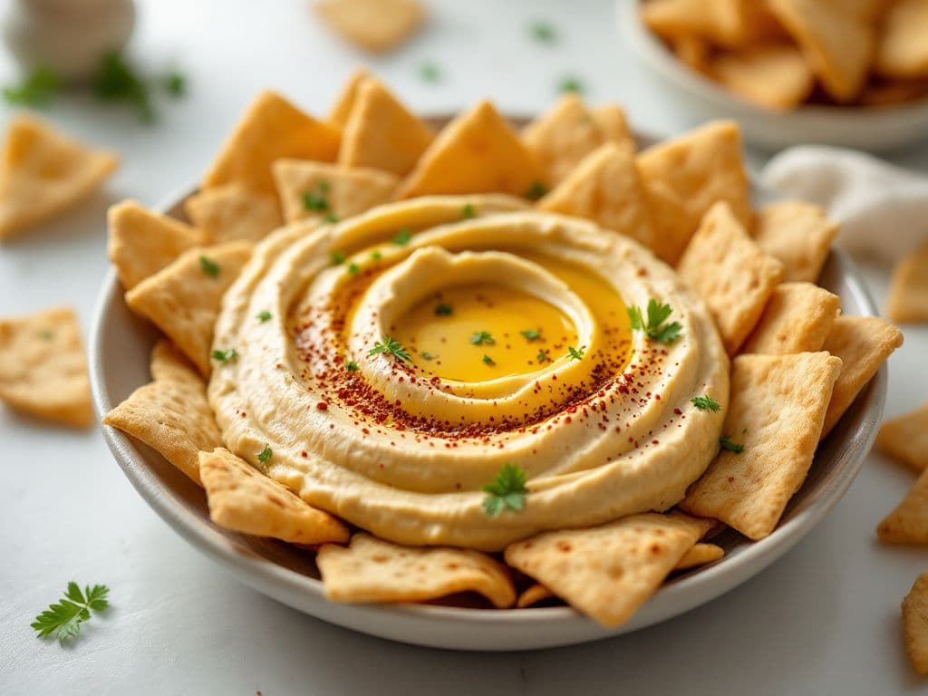 Classic Hummus with Pita Chips