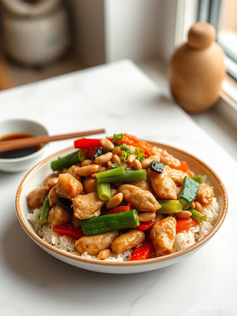 Speedy Kung Pao Chicken Stir-Fry