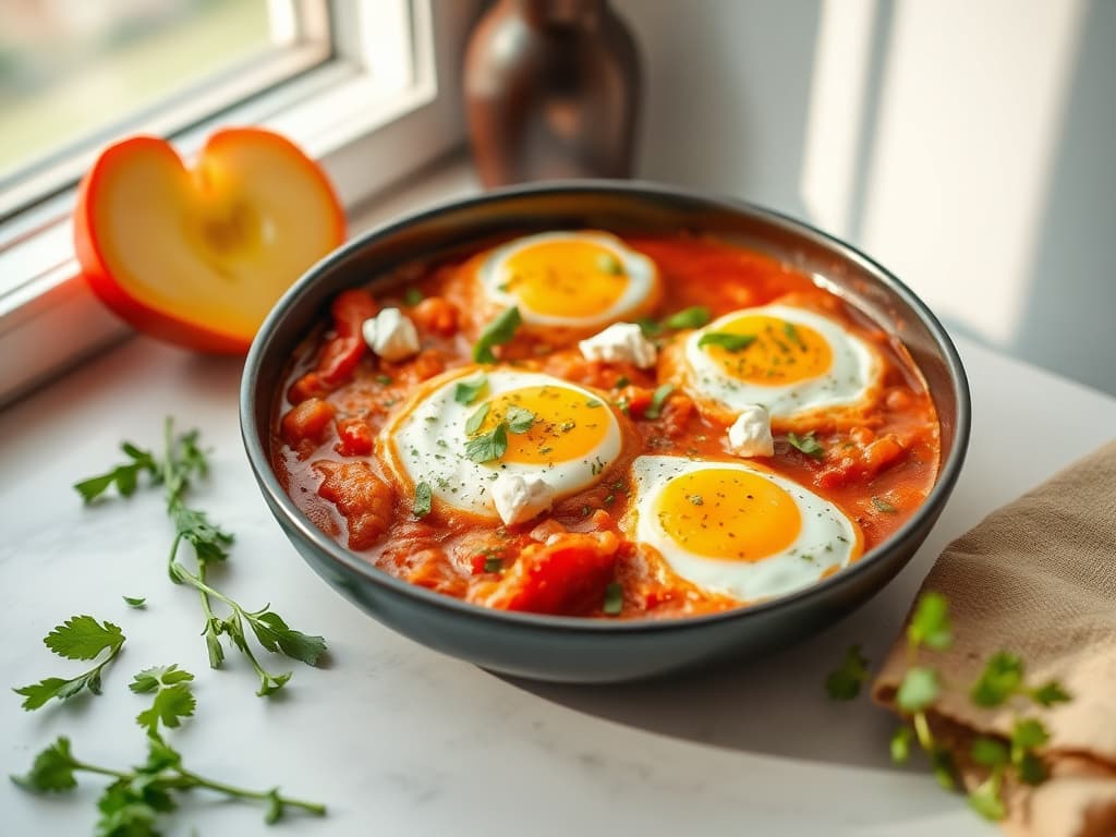 Classic Shakshuka with Feta and Herbs