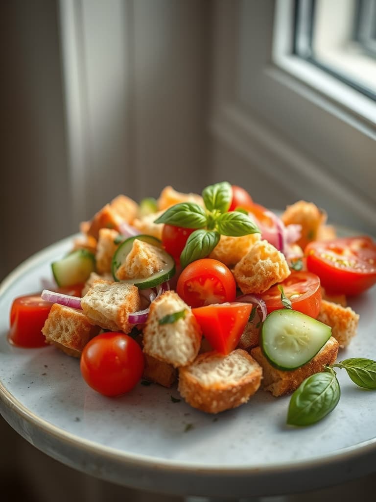 Tuscan Panzanella Bread Salad