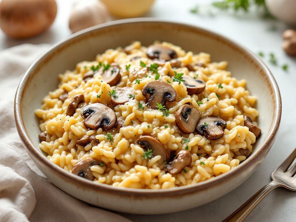 Creamy Mushroom Risotto