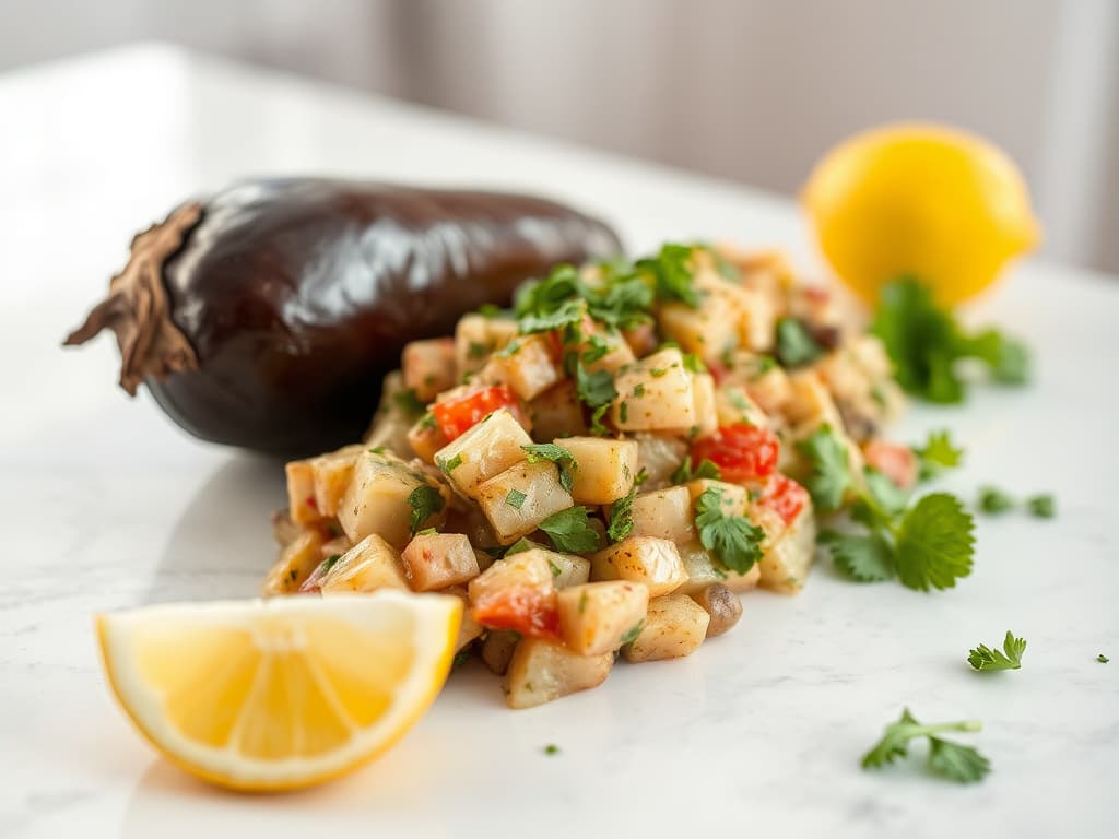 Turkish Eggplant Salad (Patlican Salatasi)