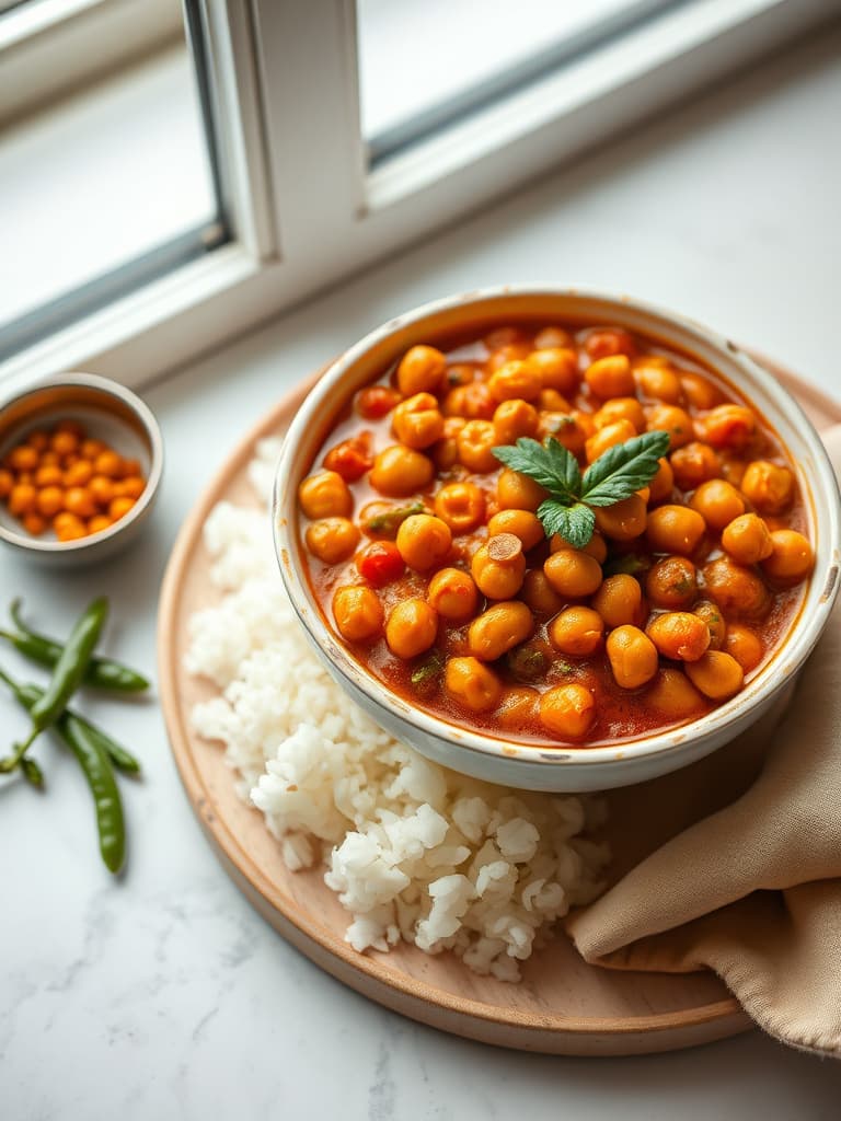 Spicy Chana Masala (Chickpea Curry)