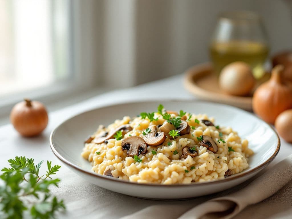 Creamy Mushroom Risotto