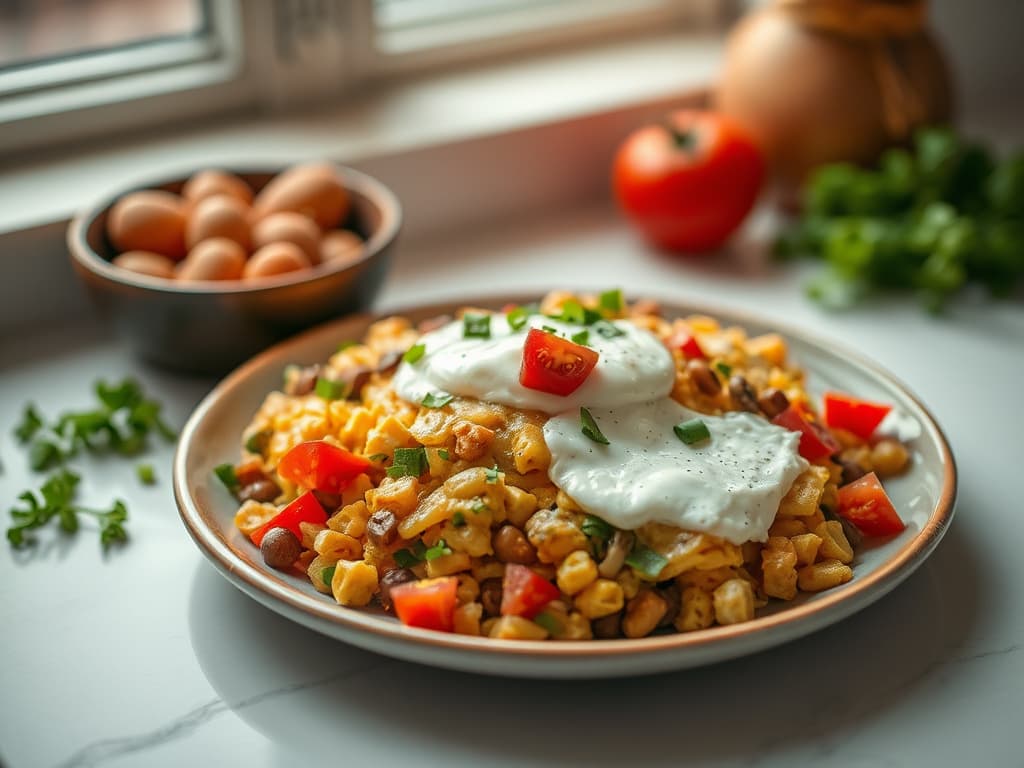 Hearty Low-Carb Veggie Scramble