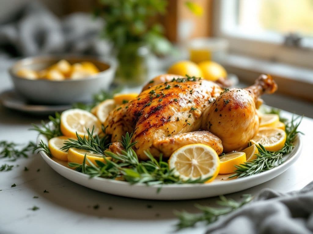 Lemon Herb Roasted Chicken
