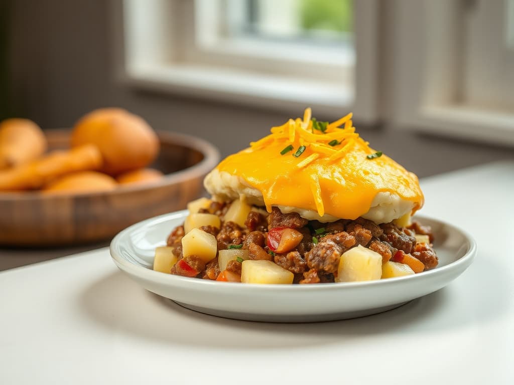 Hearty Shepherd's Pie with Cheesy Mash