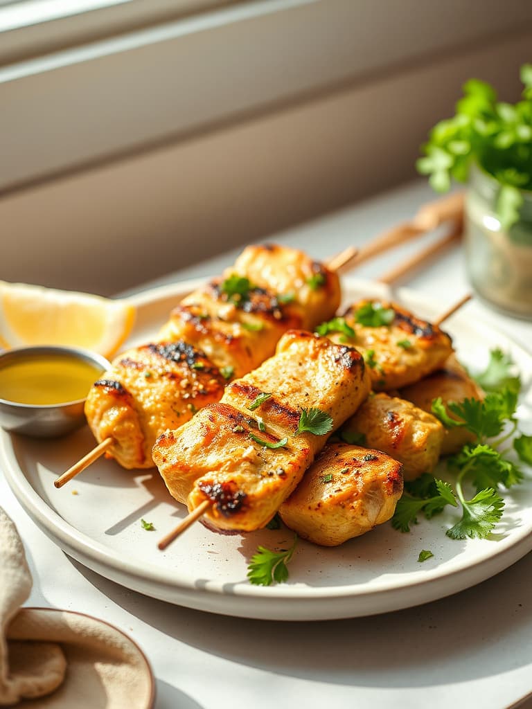 Flavorful Chicken Shish Tawook Skewers