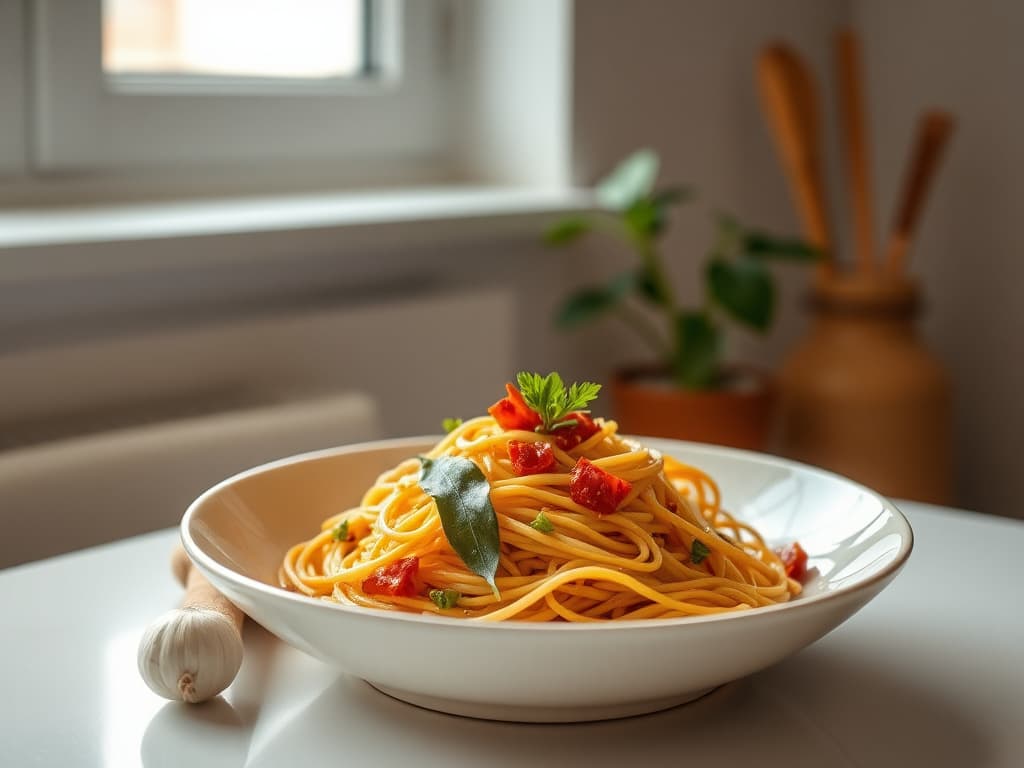 Spicy Garlic Chili Noodles