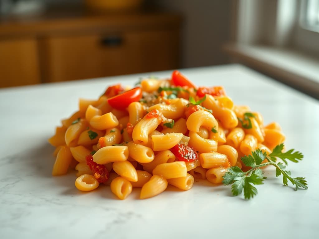 Baked Macaroni and Tomatoes