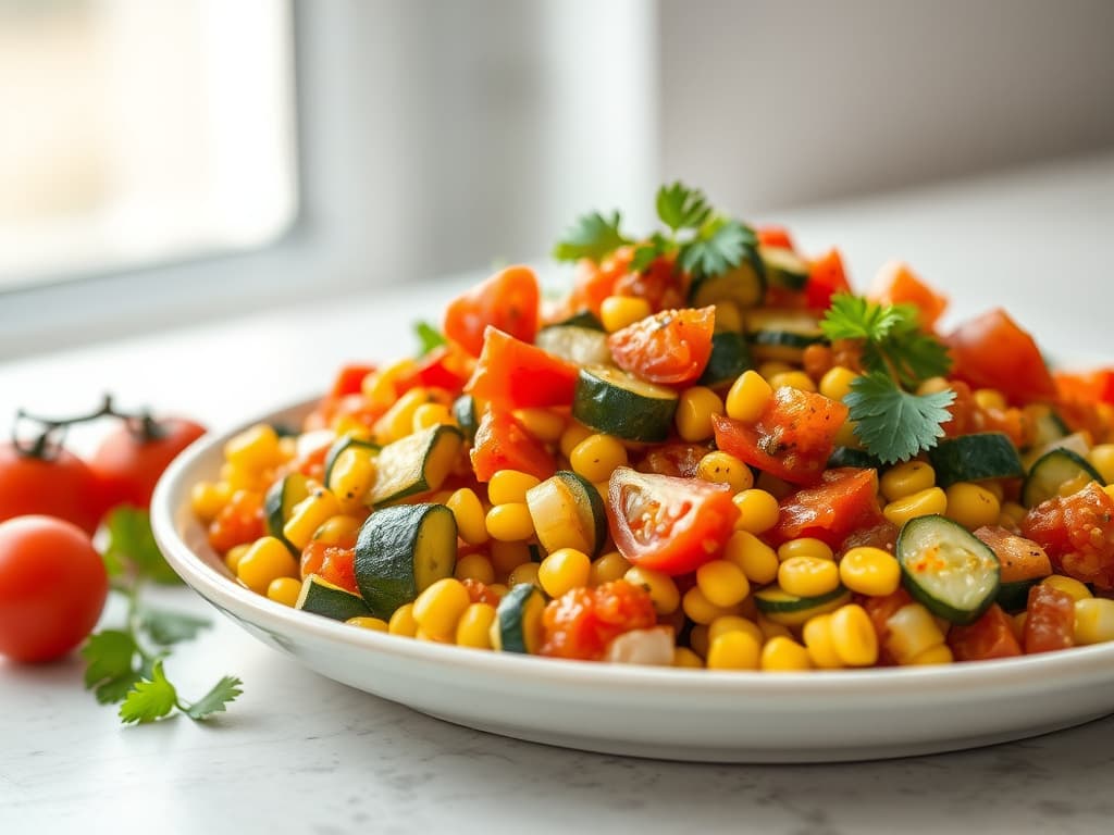 Vegetarian Calabacitas (Mexican Zucchini)