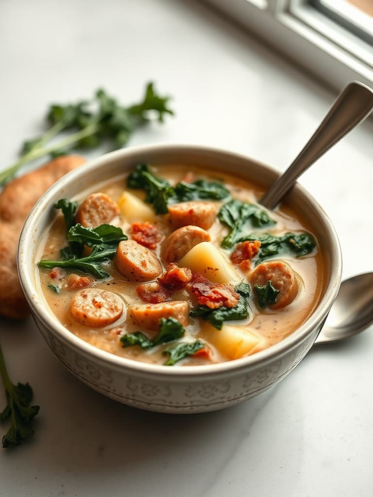 Zuppa Toscana with Sausage and Kale