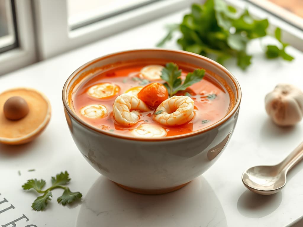 High-Protein Tom Yum Soup
