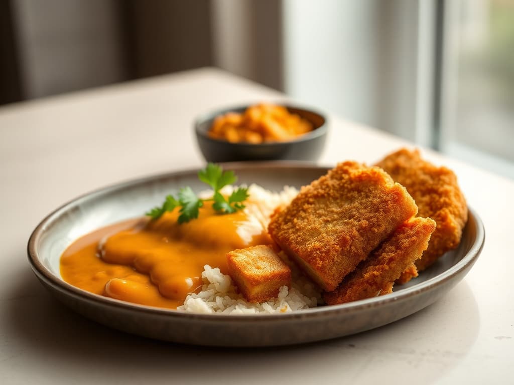 Vegan Tofu Katsu with Curry Sauce
