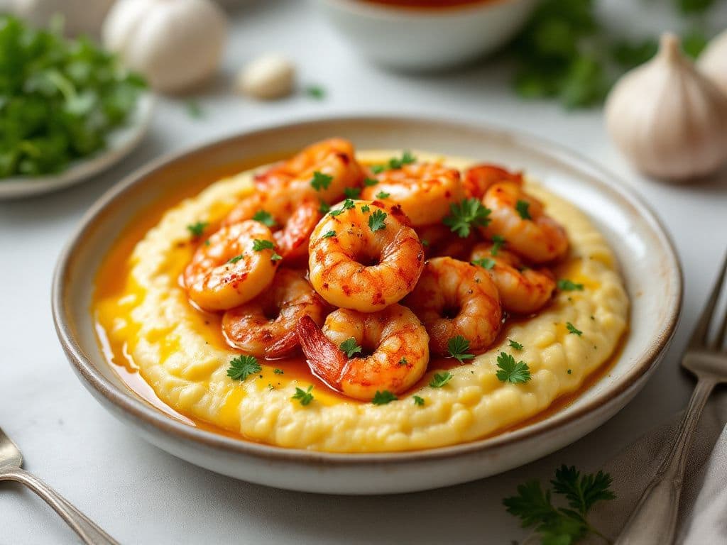 Spicy Shrimp and Grits