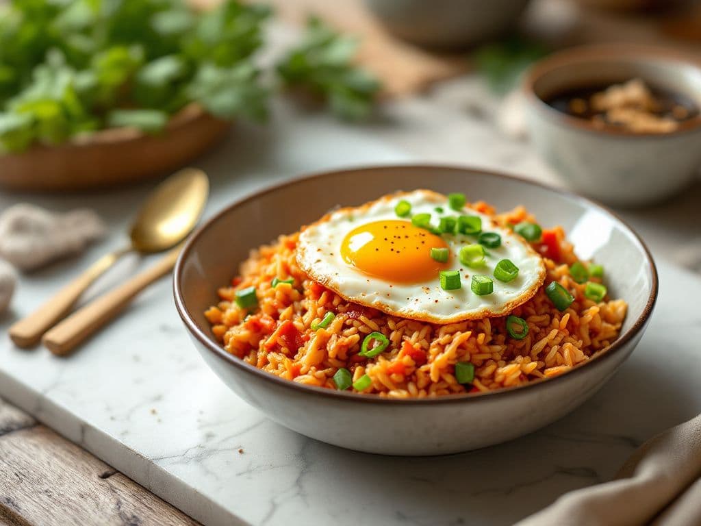 Spicy Korean Kimchi Fried Rice