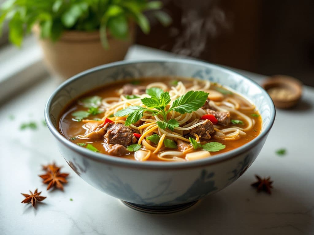 Vietnamese Pho with Beef