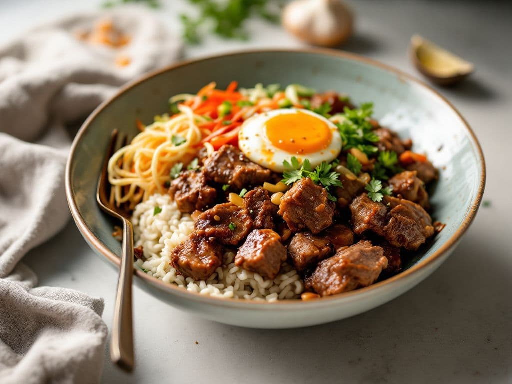 Korean BBQ Beef Bowls